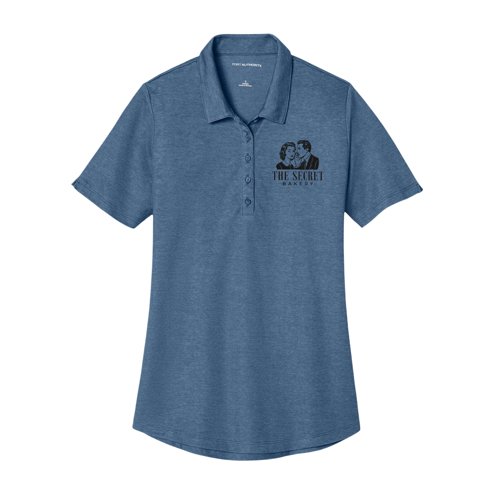 Ladies Polo Shirt — The Secret Bakery Logo Embroidered Short Sleeve - Amazing Faith Designs