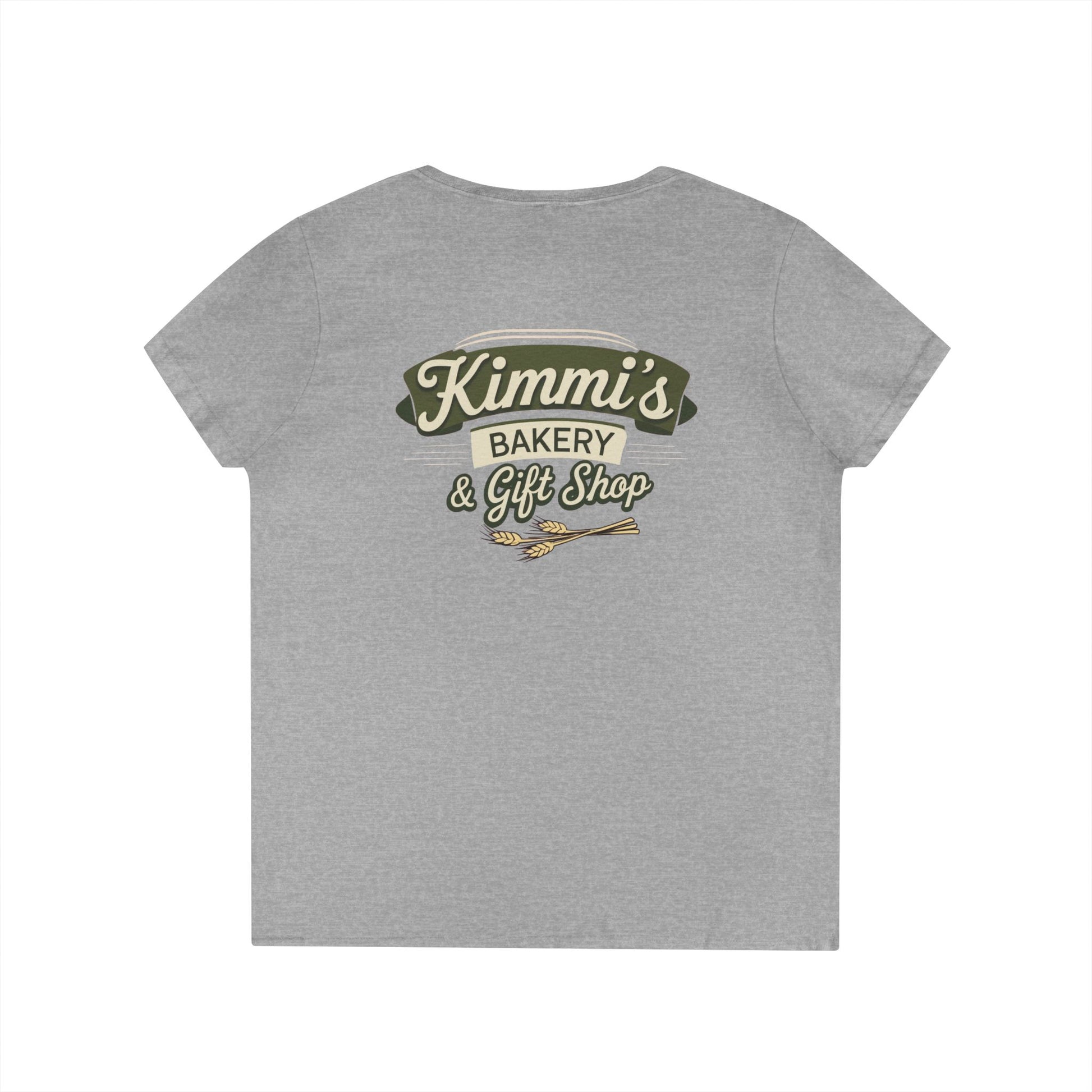 All You Knead is Sourdough Bakery V-Neck Shirt - Logo on Back - Amazing Faith Designs