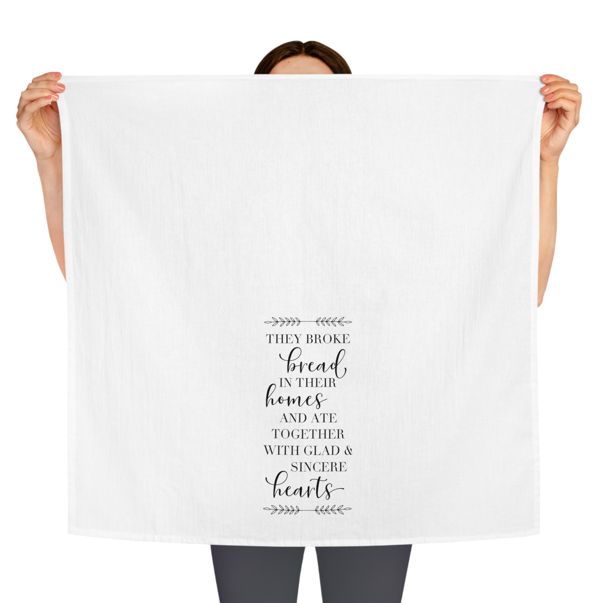 Break bread Scripture Tea Towel - Amazing Faith Designs