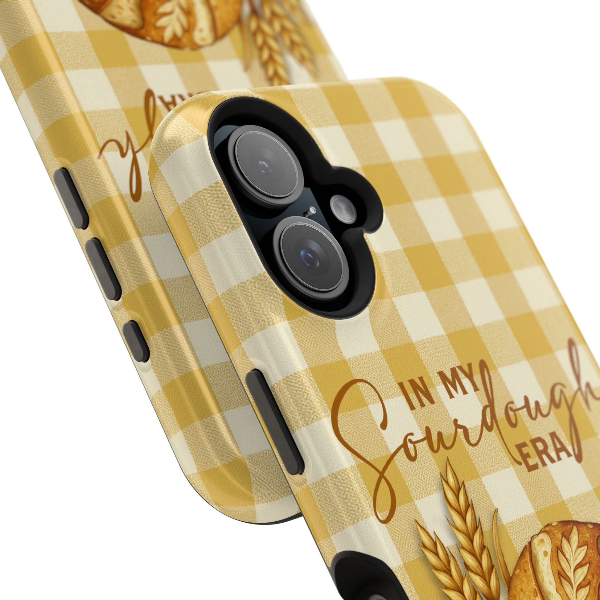 Sourdough Era Yellow Check MagSafe iPhone Case - Amazing Faith Designs