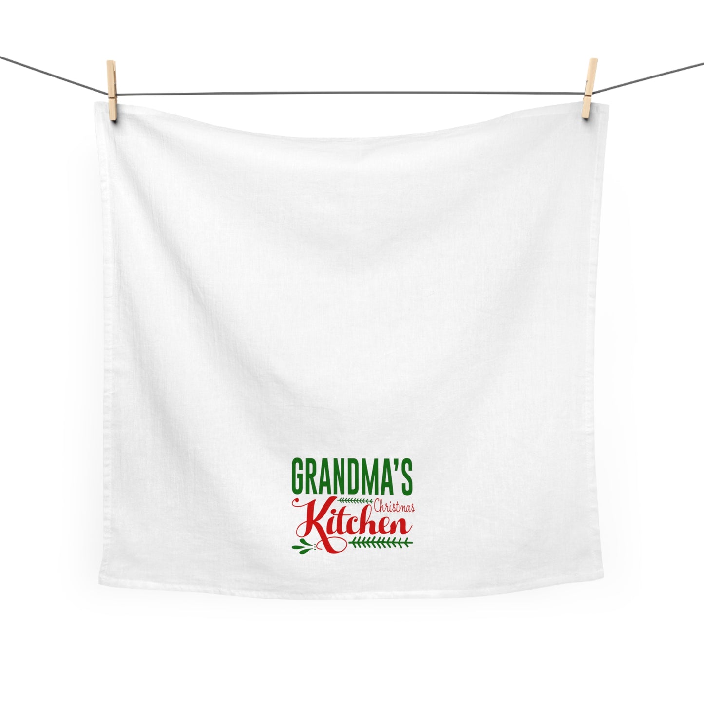 Grandma's Christmas Kitchen Tea Towel - Amazing Faith Designs