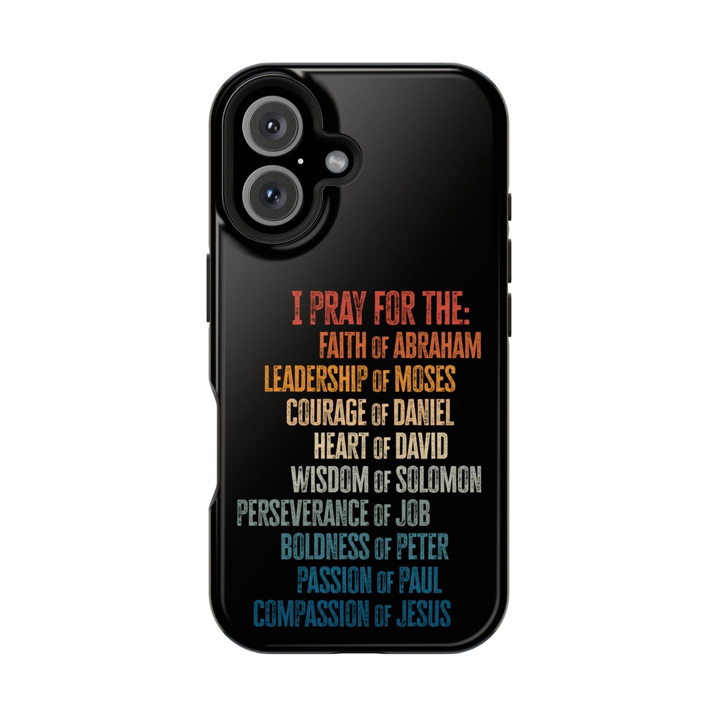 Men of Faith Christian MAGSAFE Phone Case | iPhone 16, 15, 14, 13 - Amazing Faith Designs