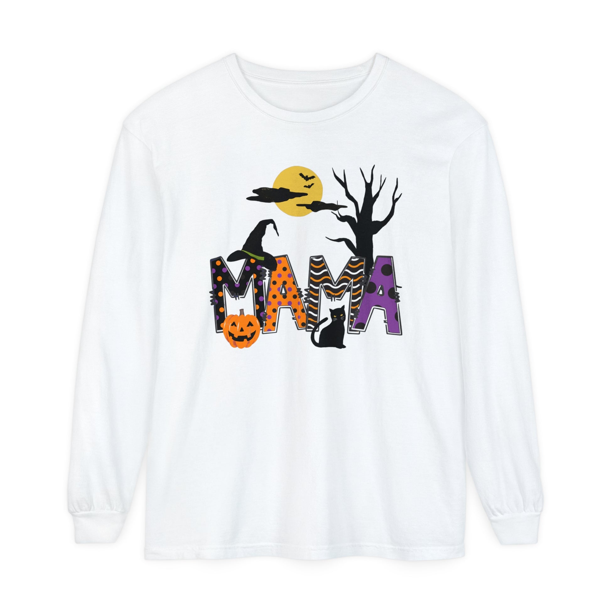 Mama Halloween Long Sleeve Shirt - Amazing Faith Designs