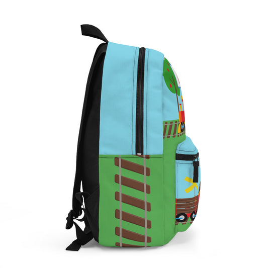 Train Personalized Backpack - Amazing Faith Designs