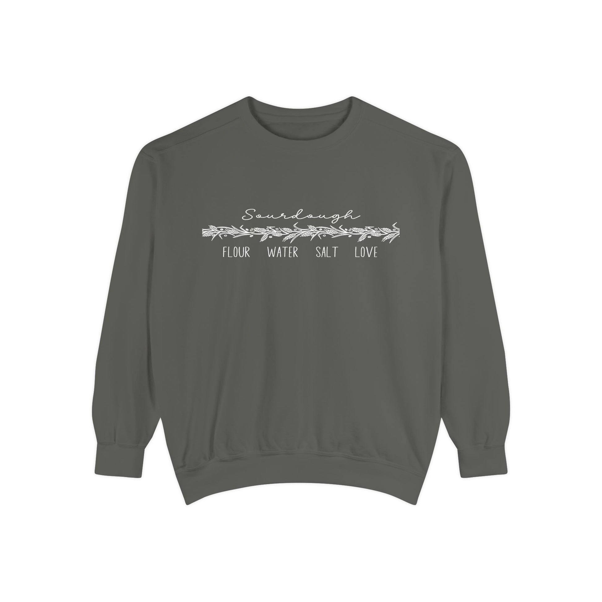 Flour Water Salt Love Heavyweight Comfort Colors Sweatshirt - Amazing Faith Designs