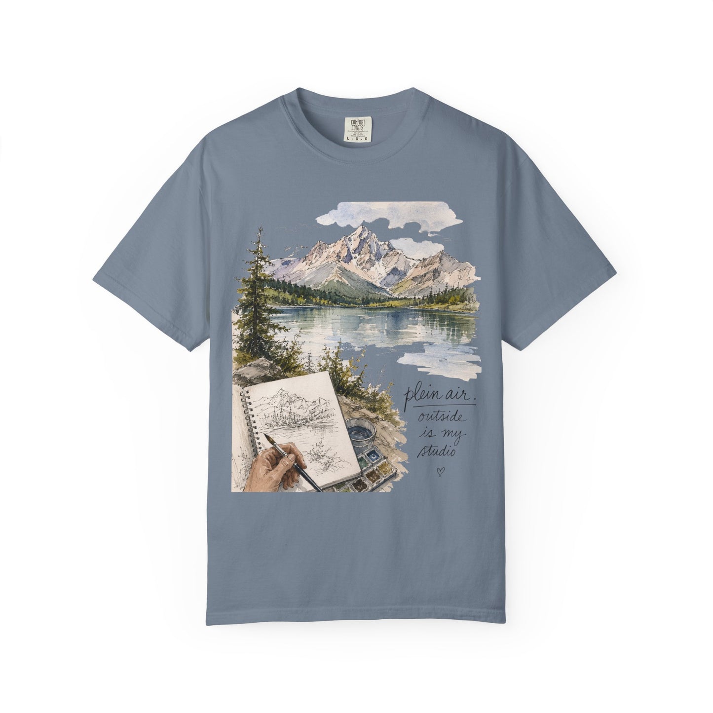 Plein Air Watercolor Artist T-Shirt
