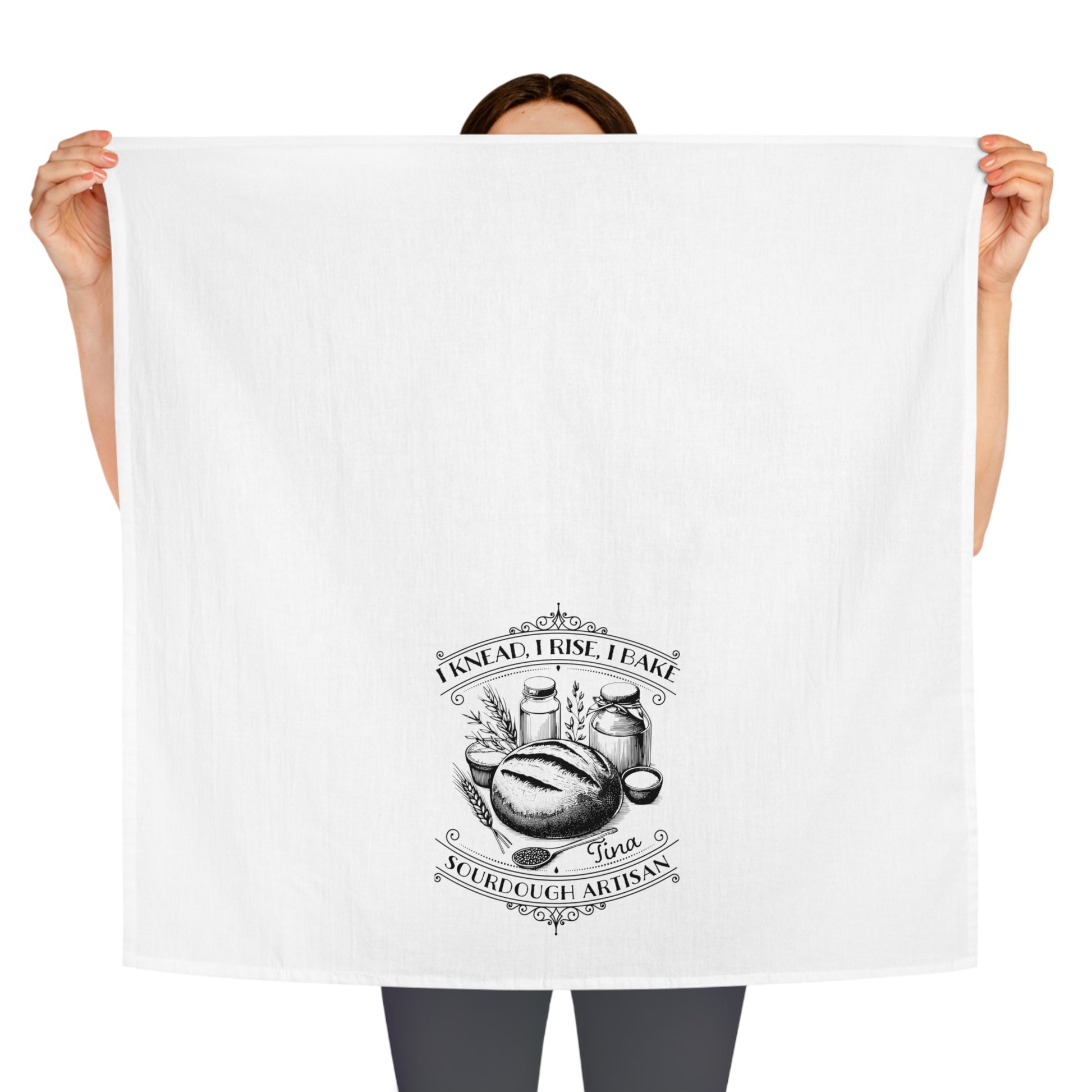 Sourdough Artisan Personalized Tea Towel - Amazing Faith Designs