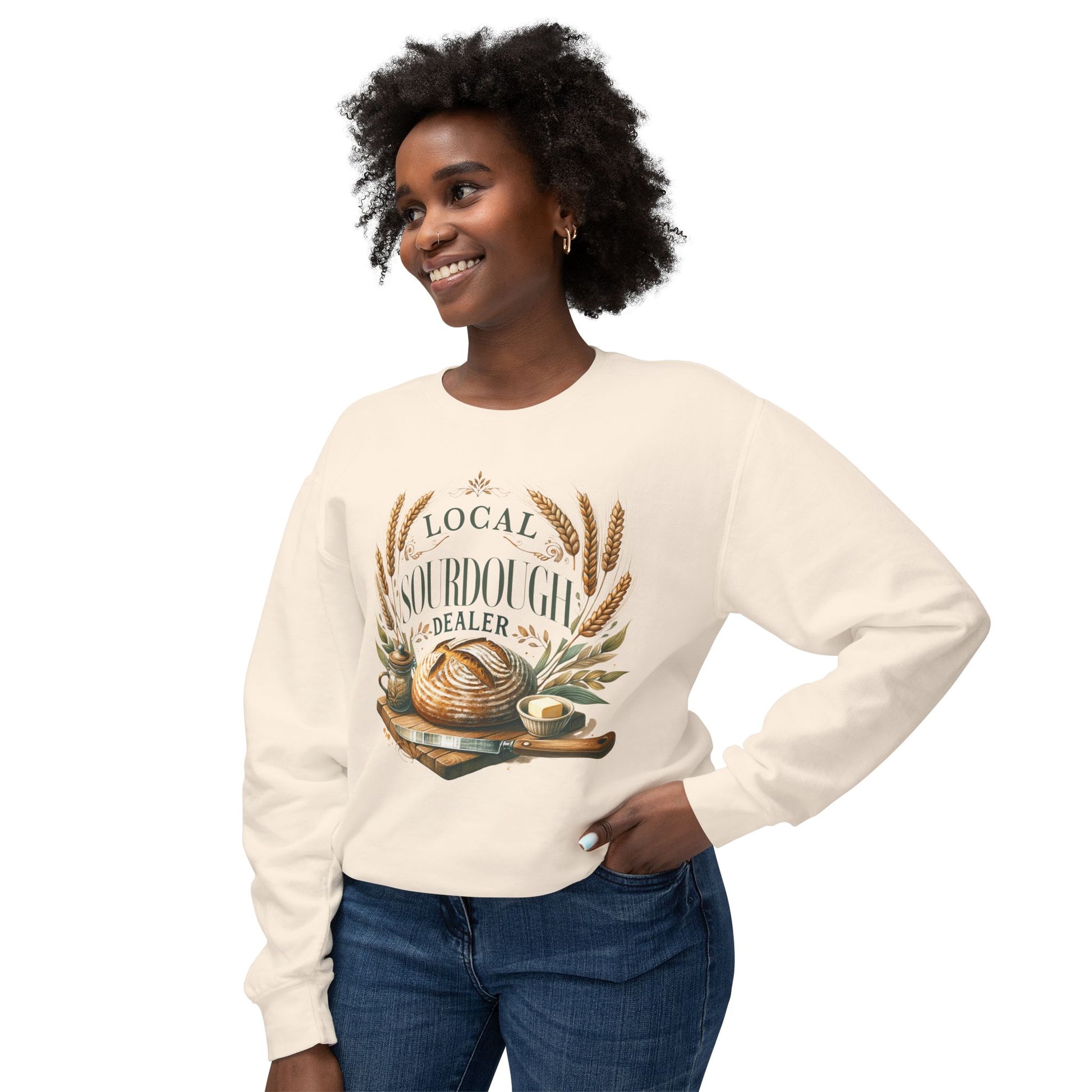 Sourdough Dealer Lightweight Sweatshirt - Amazing Faith Designs