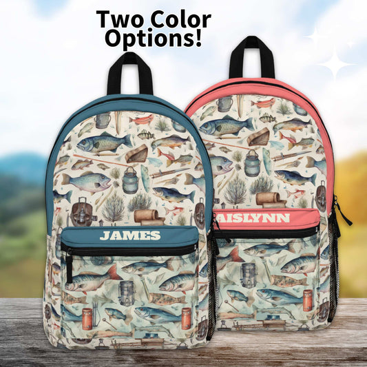 Fishing Personalized Backpack - Amazing Faith Designs