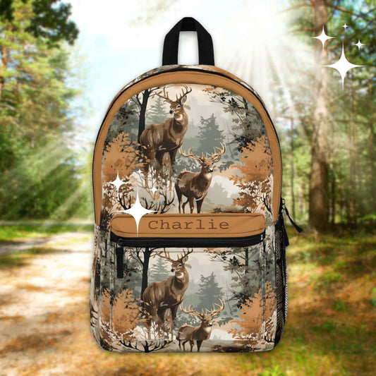 Hunting Deer Camouflage Backpack - Amazing Faith Designs