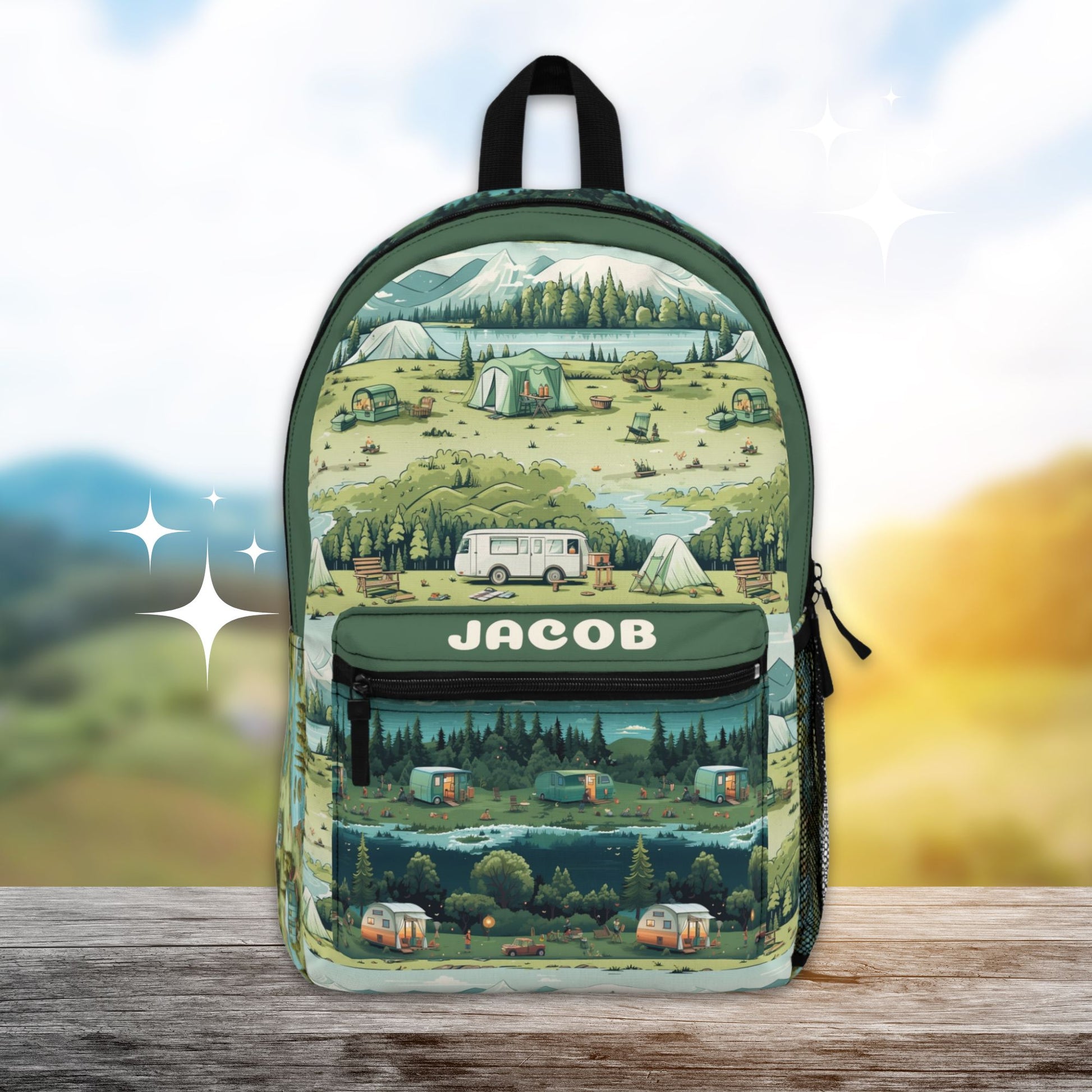 Camping Personalized Backpack - Amazing Faith Designs