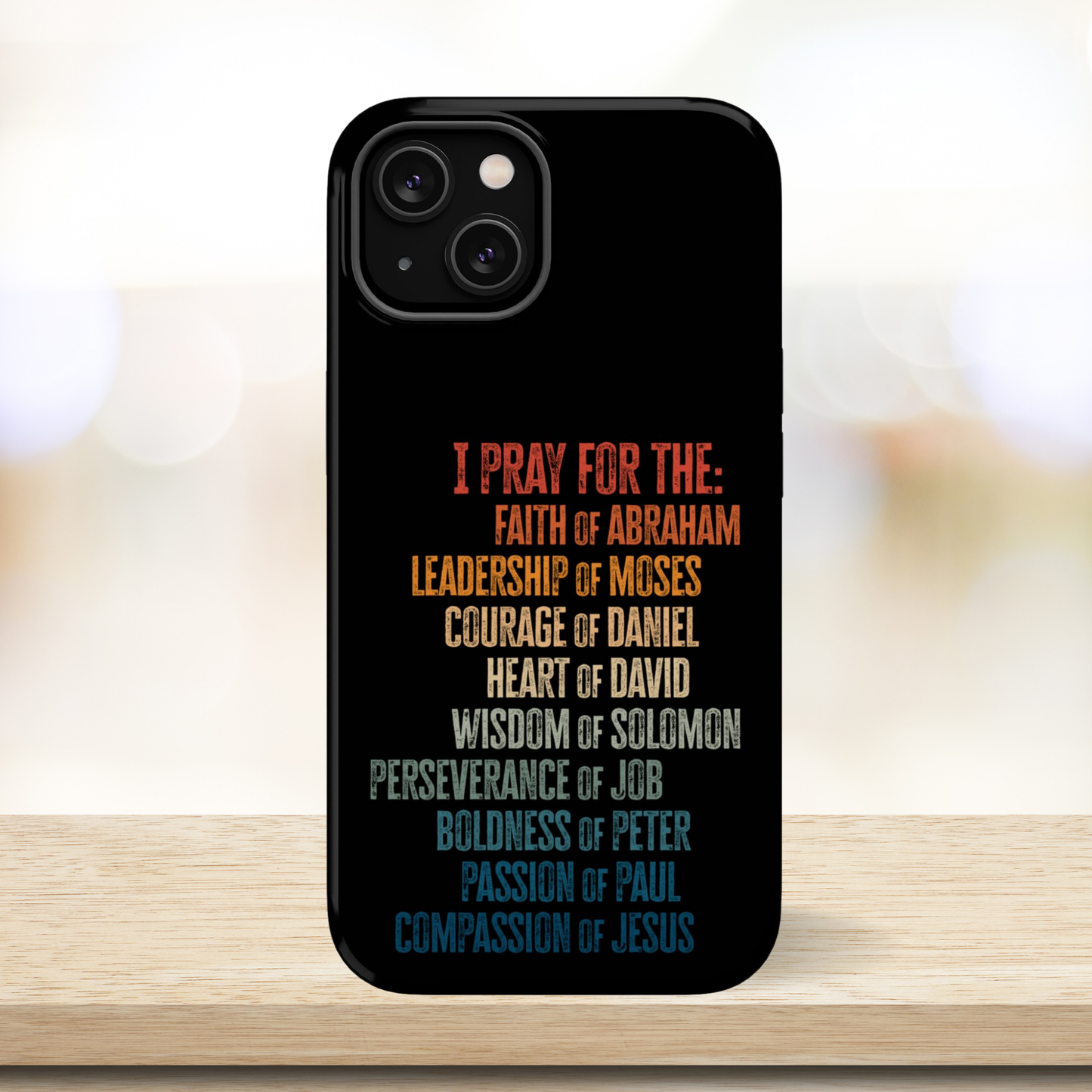 Men of Faith Christian MAGSAFE Phone Case | iPhone 16, 15, 14, 13 - Amazing Faith Designs