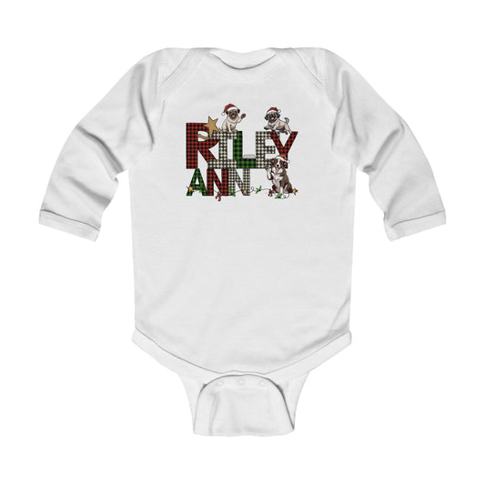 Riley Ann Infant Long Sleeve Bodysuit - Amazing Faith Designs