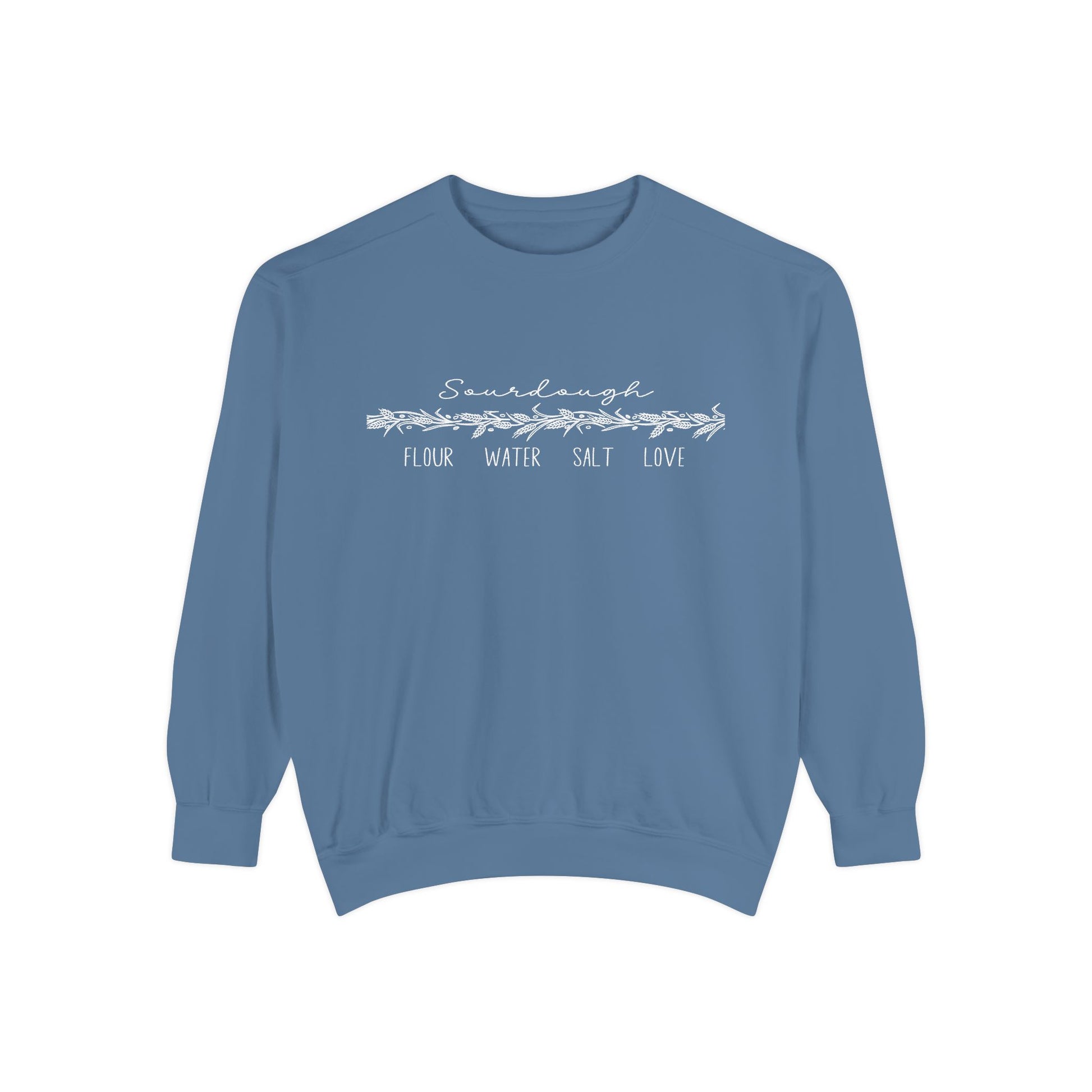Flour Water Salt Love Heavyweight Comfort Colors Sweatshirt - Amazing Faith Designs