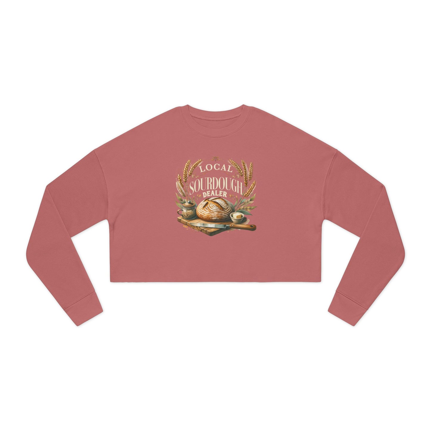 Sourdough Dealer Cropped Sweatshirt - Amazing Faith Designs