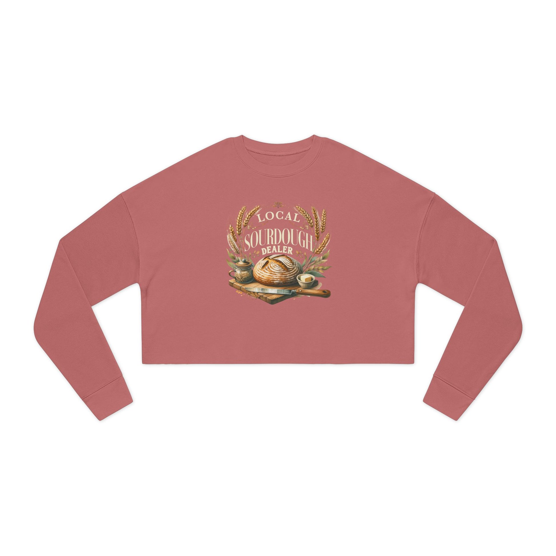 Sourdough Dealer Cropped Sweatshirt - Amazing Faith Designs