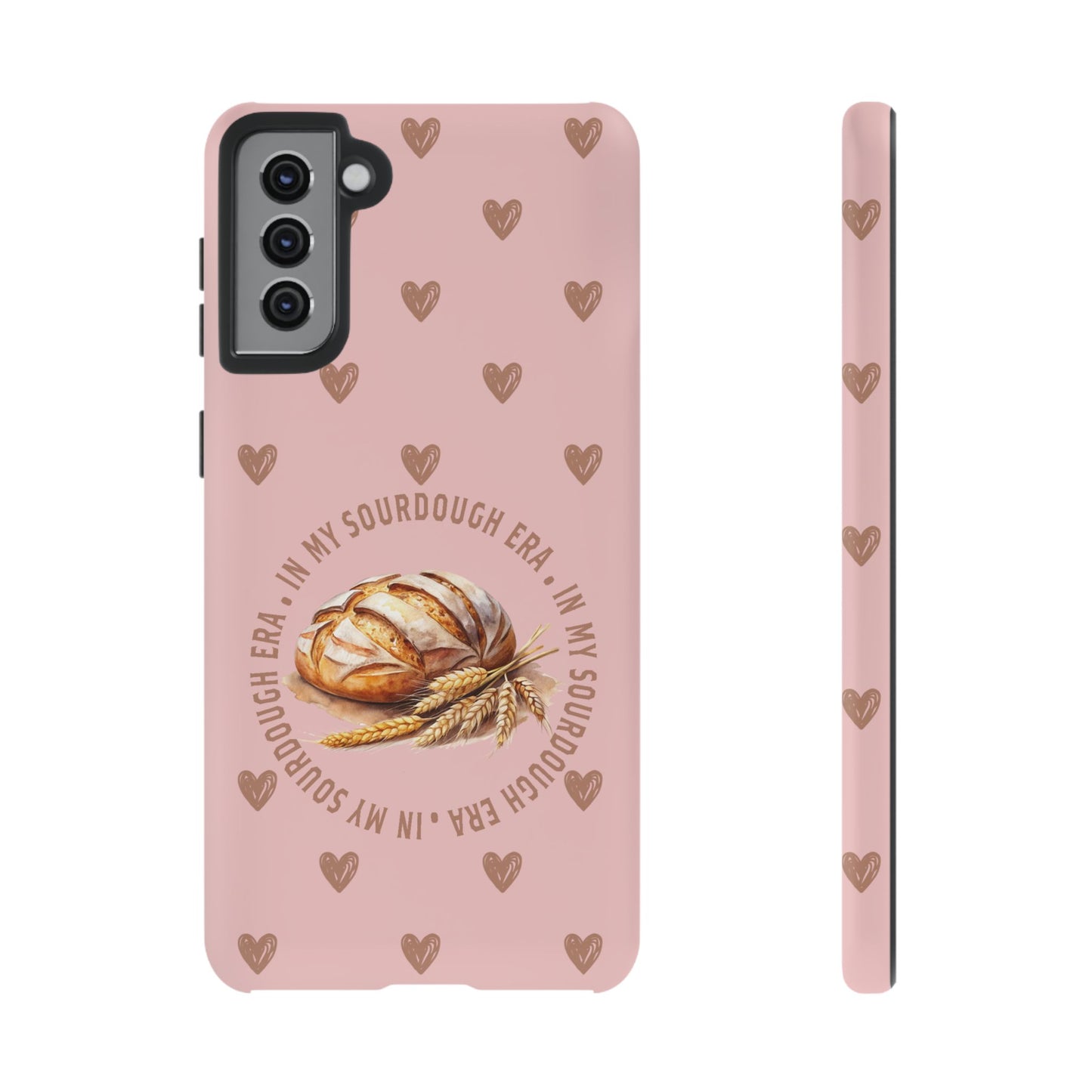 Samsung Galaxy 21 22 23 24 25 - Sourdough Era Hearts Phone Case - Amazing Faith Designs