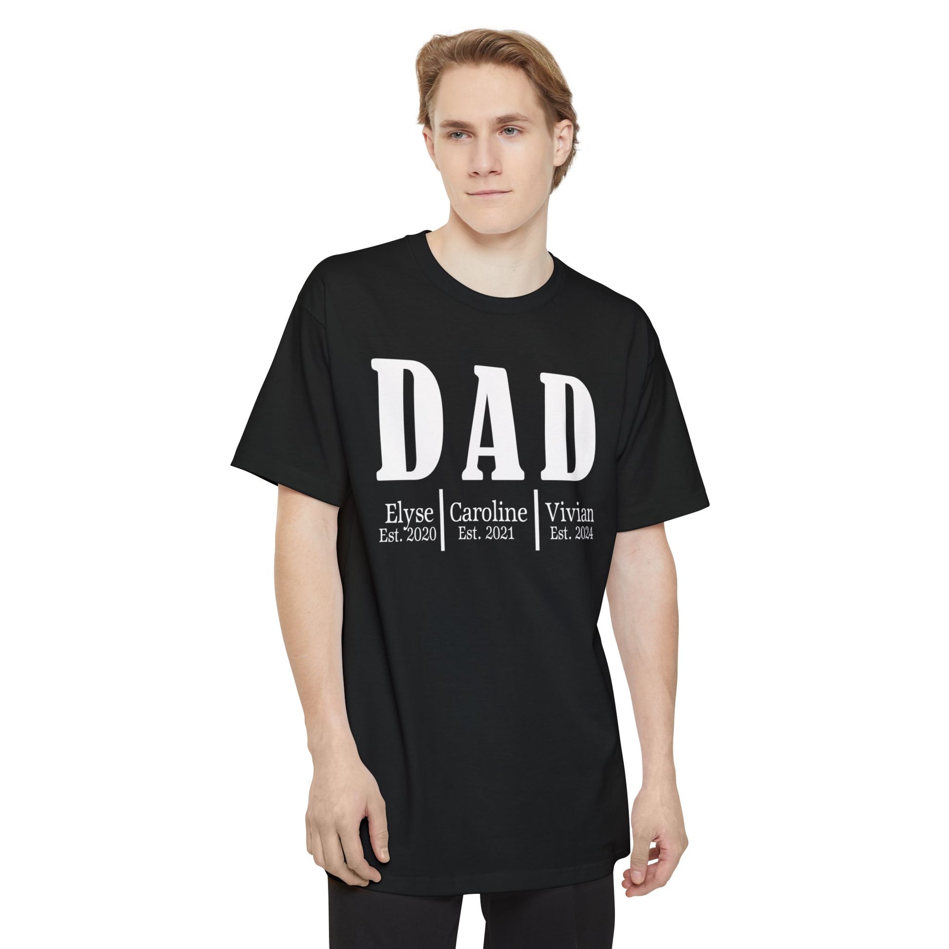 Dad Personalized Unisex Tall Beefy-T® T-Shirt - Amazing Faith Designs