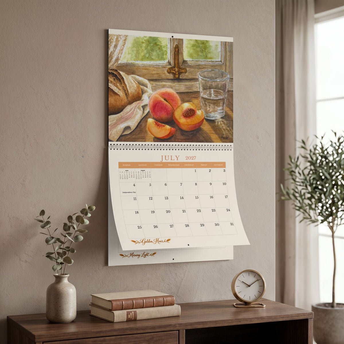 2027 Sourdough Watercolor Calendar