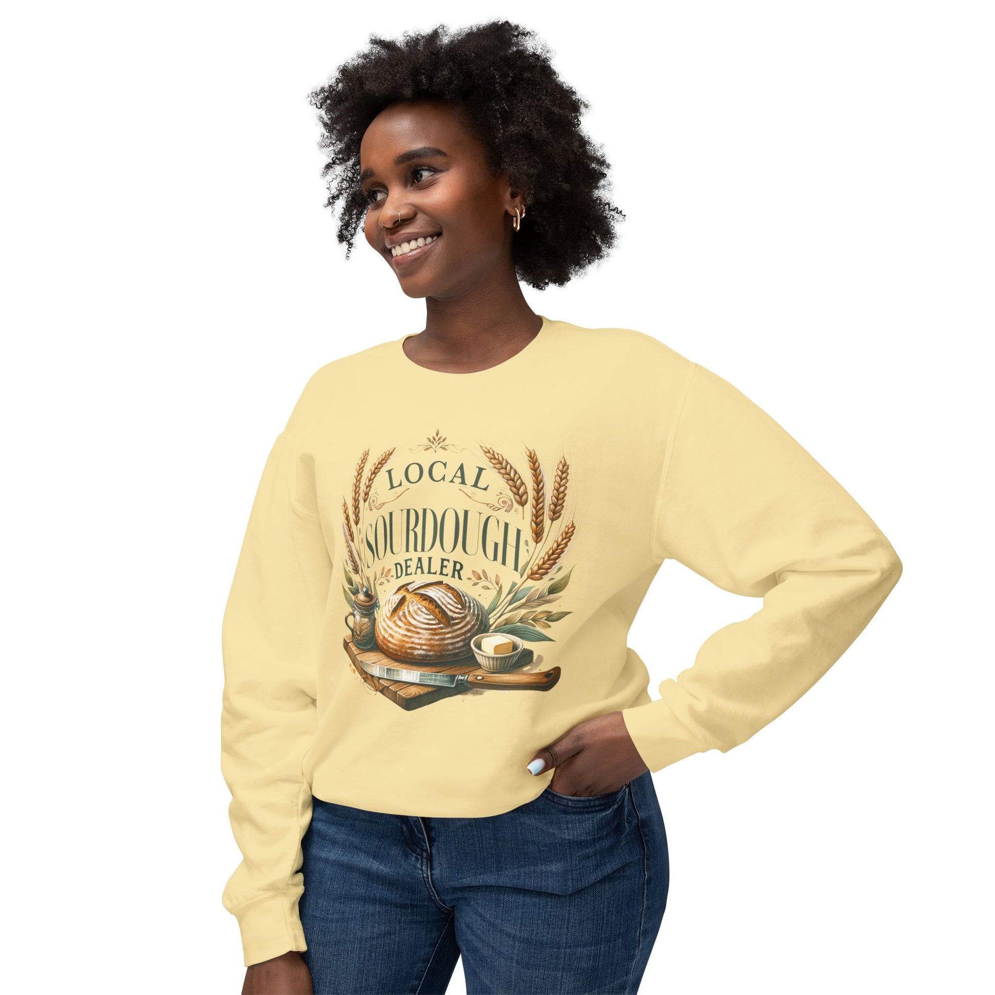 Sourdough Dealer Lightweight Sweatshirt - Amazing Faith Designs