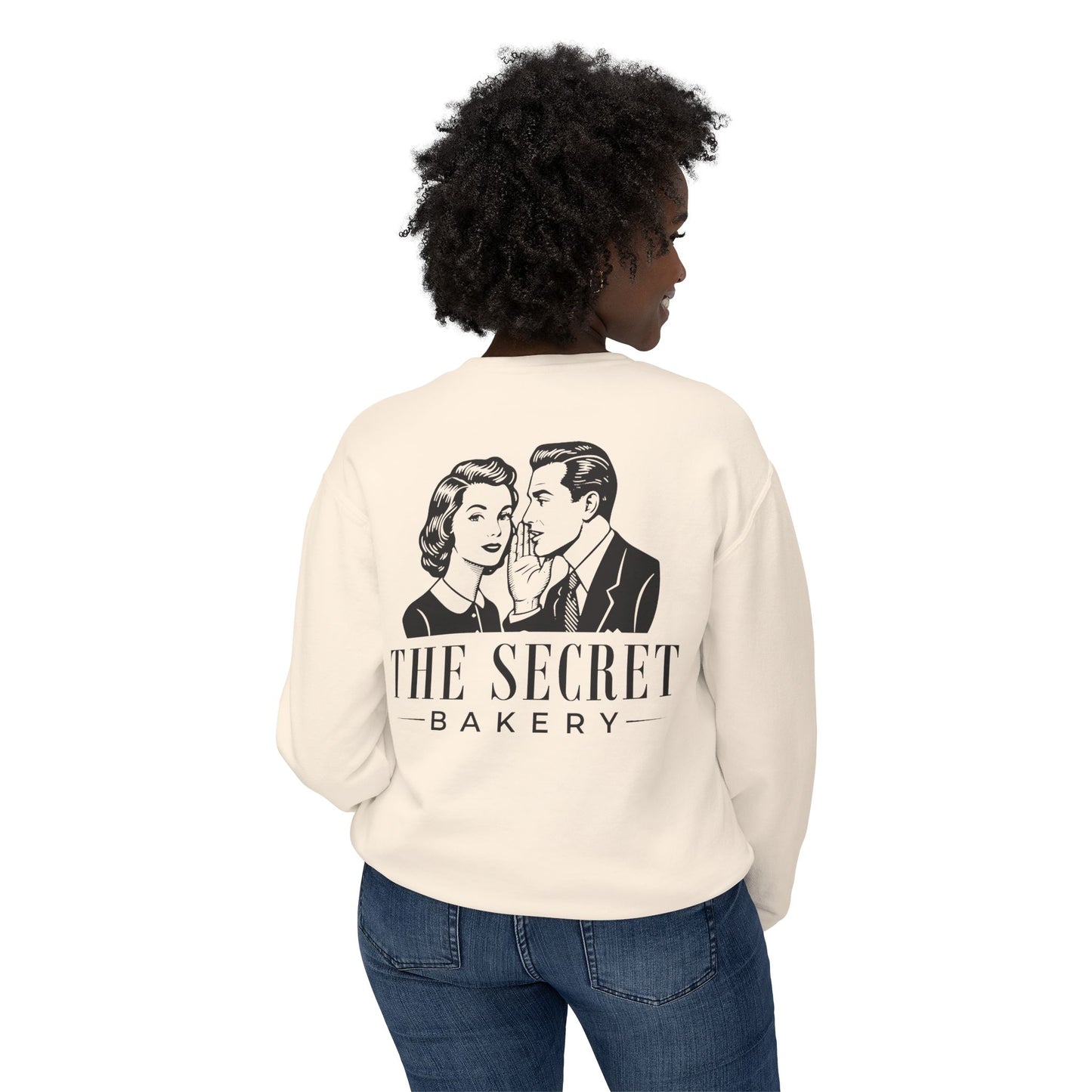 The Secret Bakery Crewneck Lightweight Sweatshirt - Comfort Colors - Amazing Faith Designs