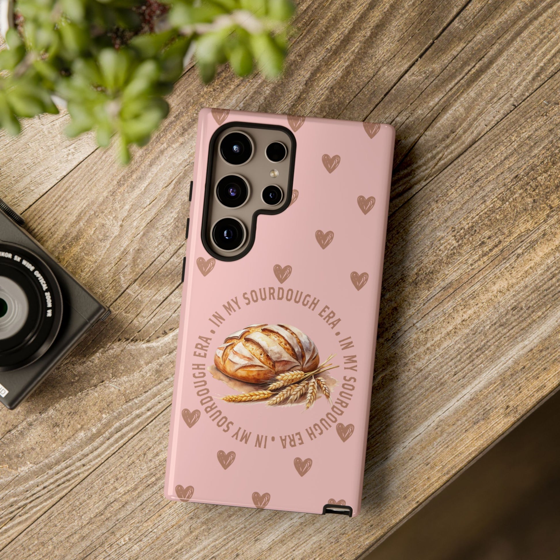 Samsung Galaxy 21 22 23 24 25 - Sourdough Era Hearts Phone Case - Amazing Faith Designs