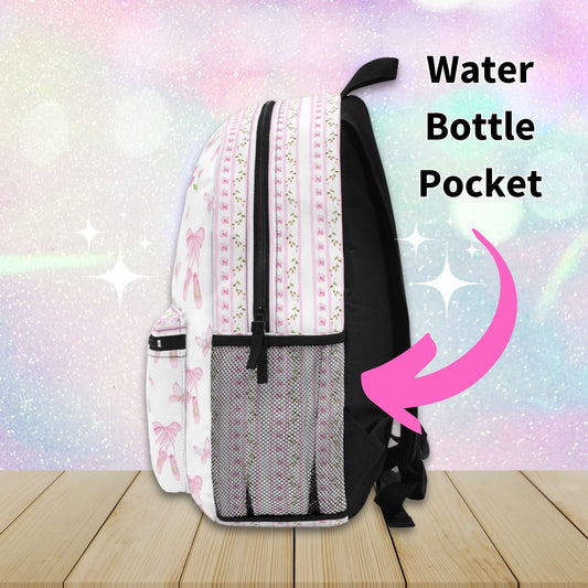 Pink Ballet Backpack - Amazing Faith Designs
