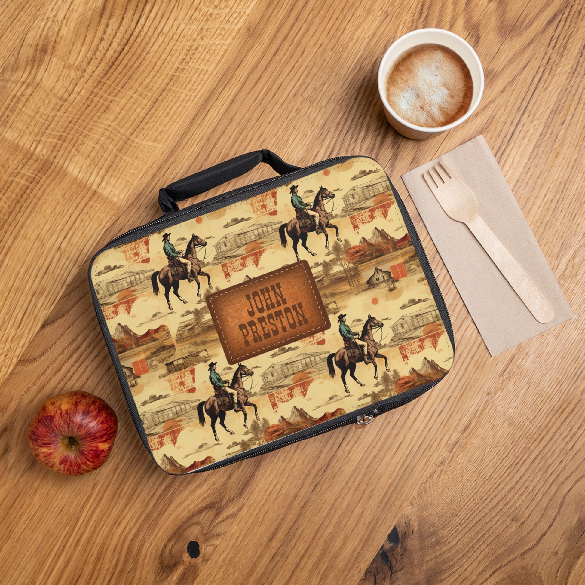 Cowboy Western Personalized Lunch Box - Amazing Faith Designs