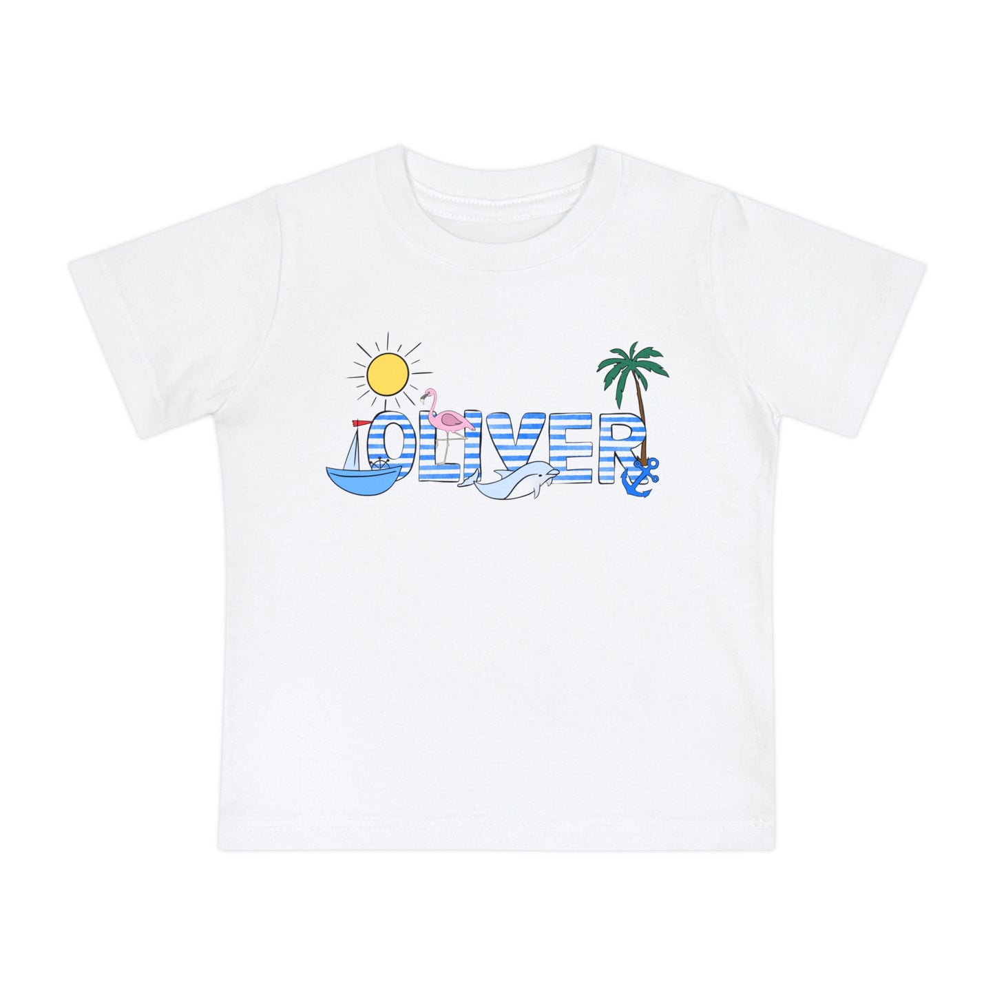 Beach Summer Baby T-shirt - Amazing Faith Designs