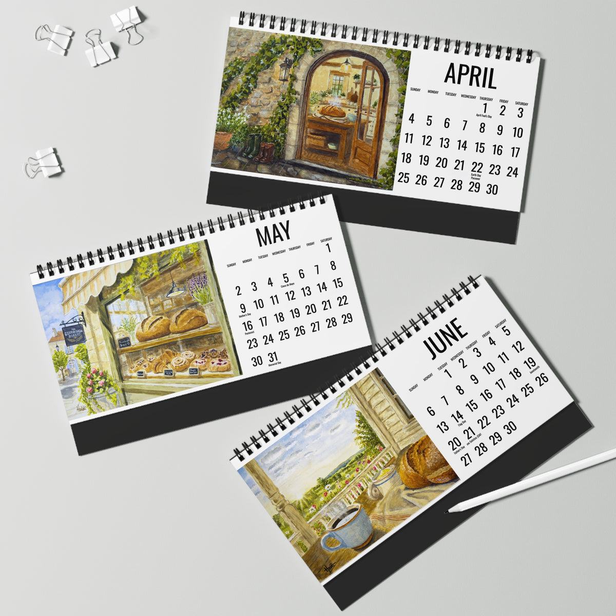 2027 Sourdough Desktop Calendar