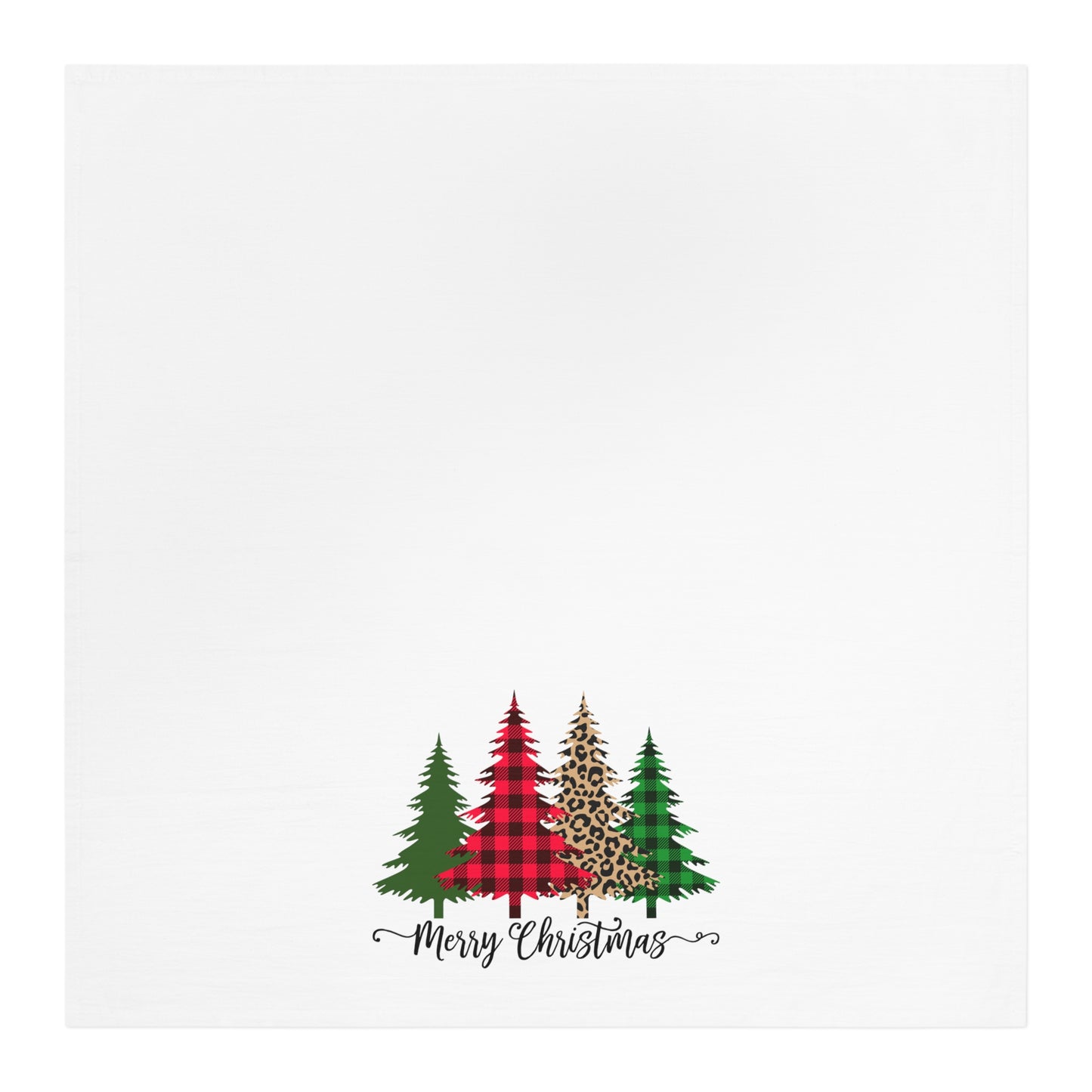 Leopard Christmas Trees Tea Towel - Amazing Faith Designs