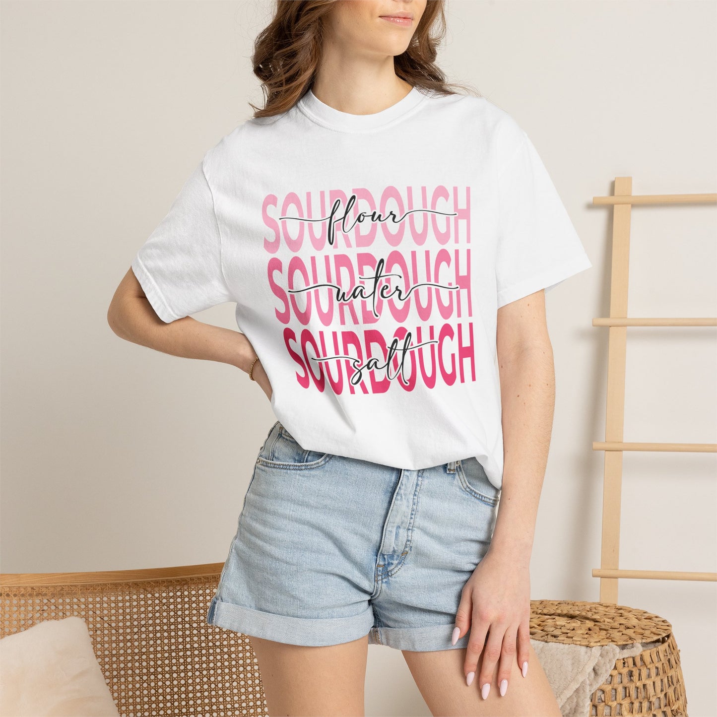 Sourdough Baker Comfort Colors T-Shirt — Bright Summer Gift for Mom - Amazing Faith Designs