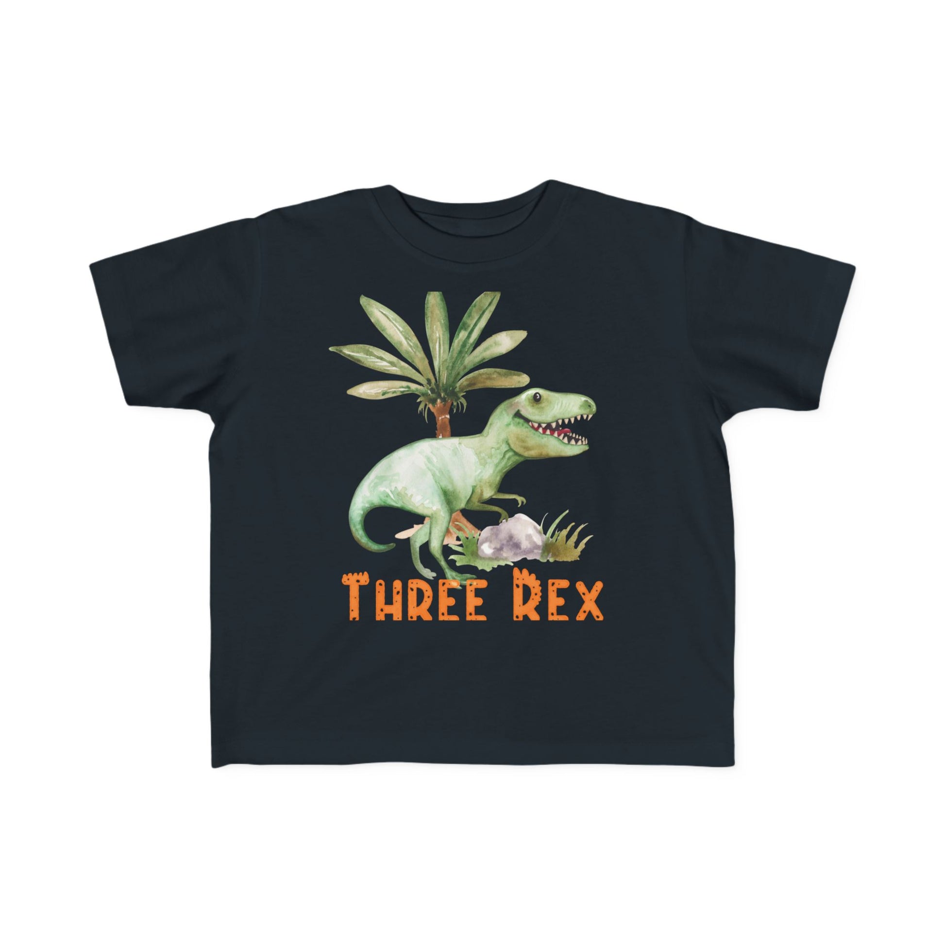 Three Rex Dinosaur Toddler Third Birthday Shirt - Amazing Faith Designs