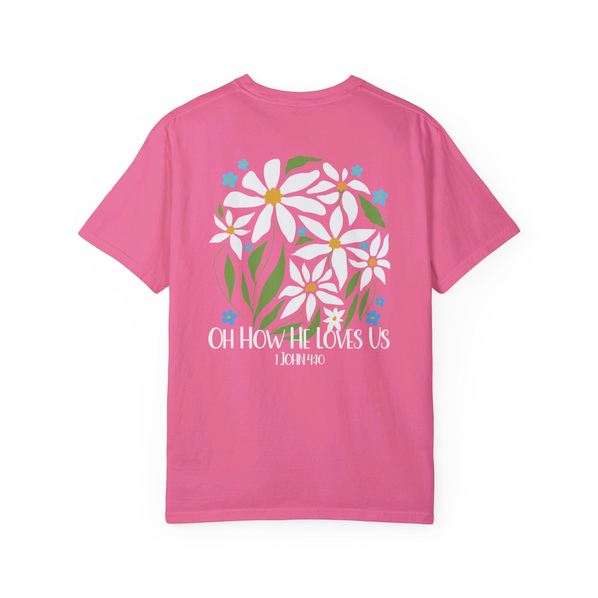 Boho Flowers Women's Christian Shirt - Comfort Colors - Amazing Faith Designs