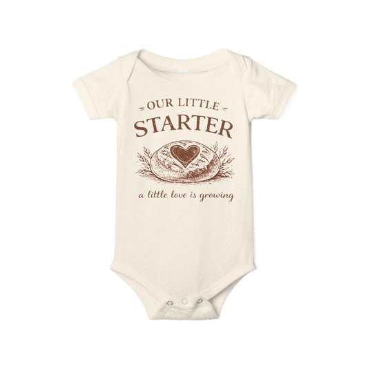 Our Little Starter Sourdough Baby Onesie - Amazing Faith Designs