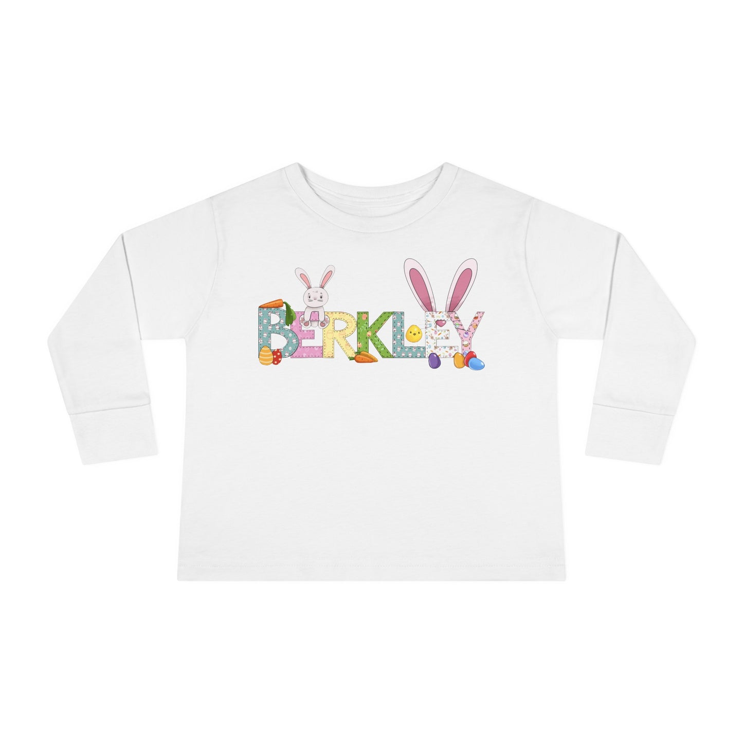 Easter Personalized Toddler Long Sleeve Tee - Amazing Faith Designs