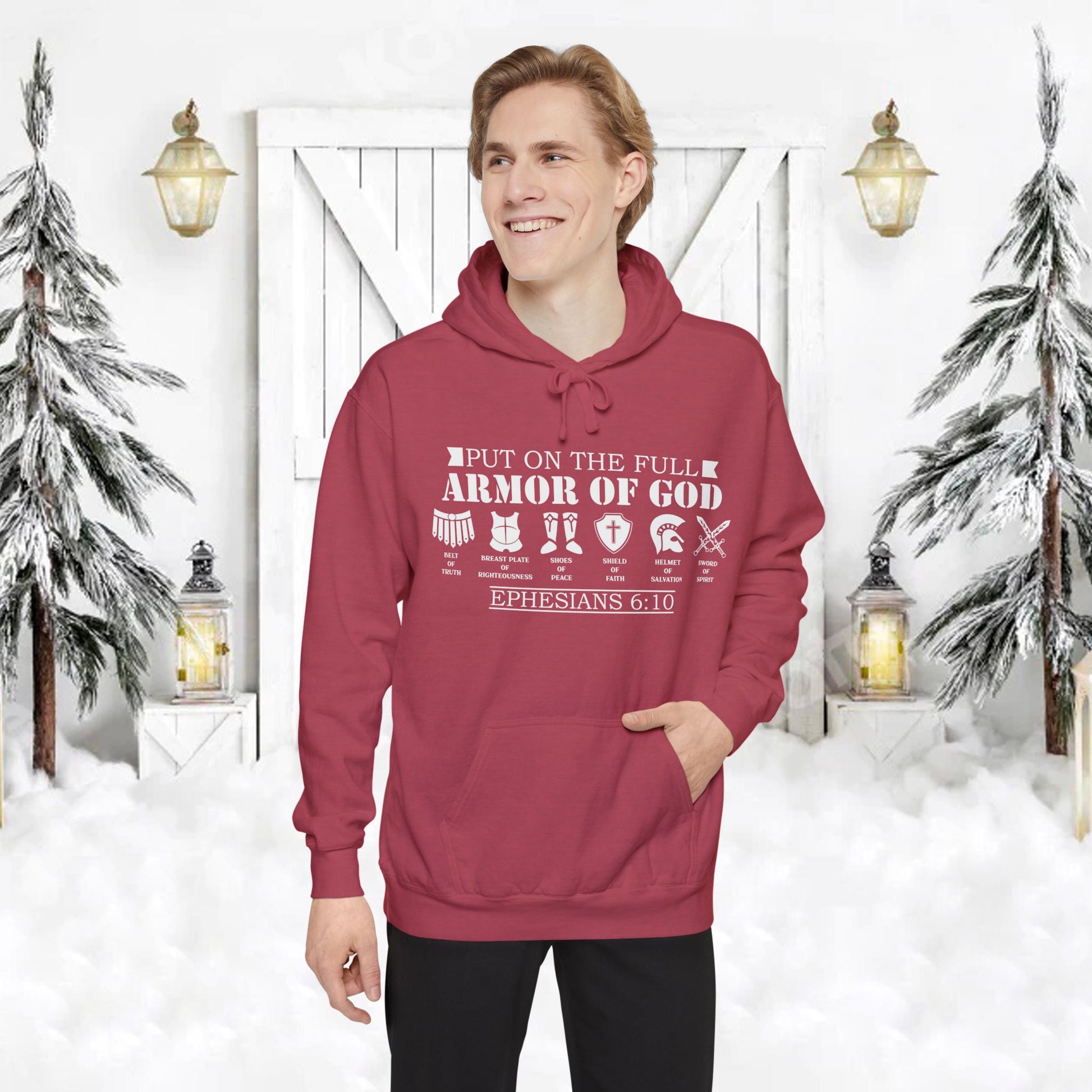 Armor of God Christian Hoodie - Amazing Faith Designs