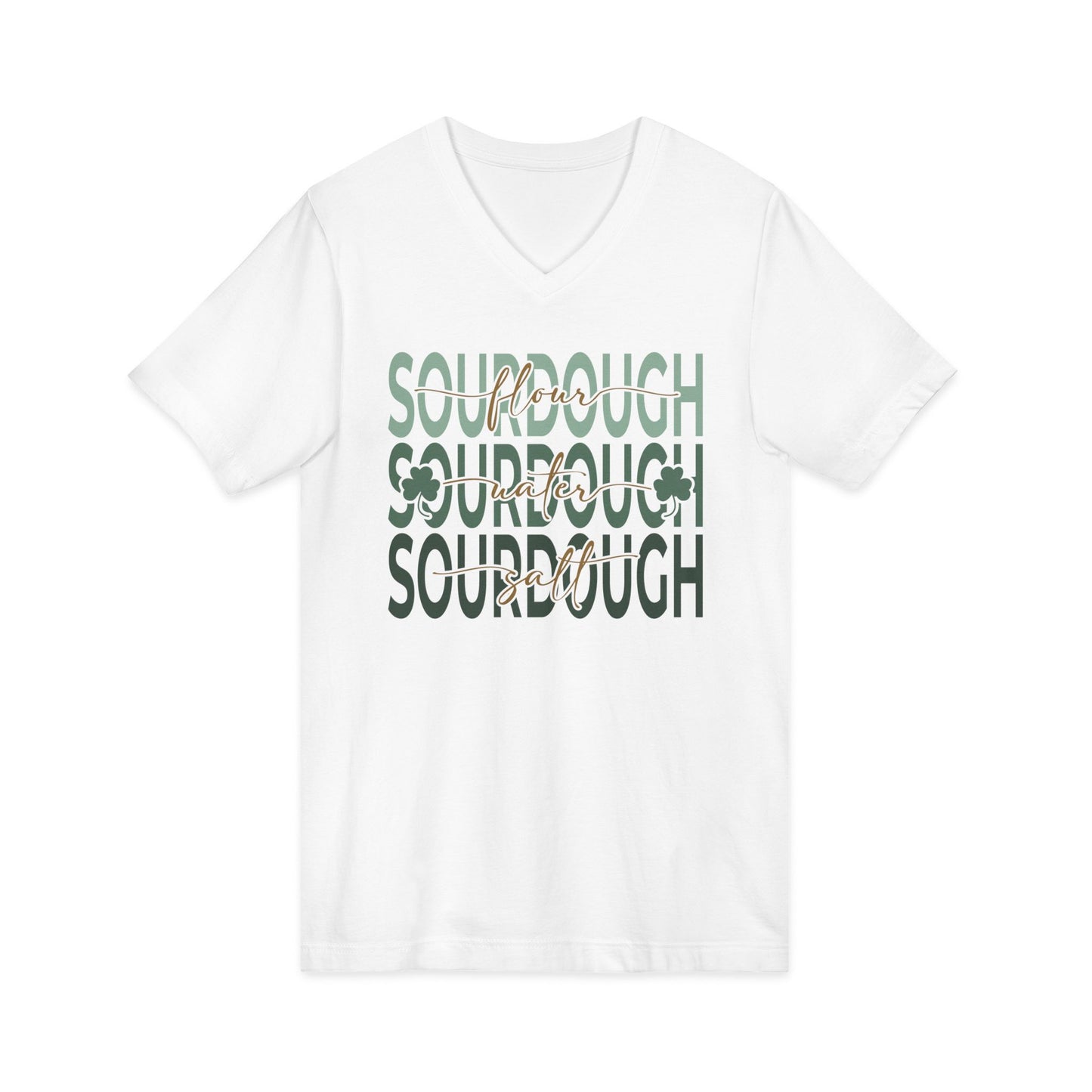 St Patricks Sourdough V-Neck Shirt - Amazing Faith Designs