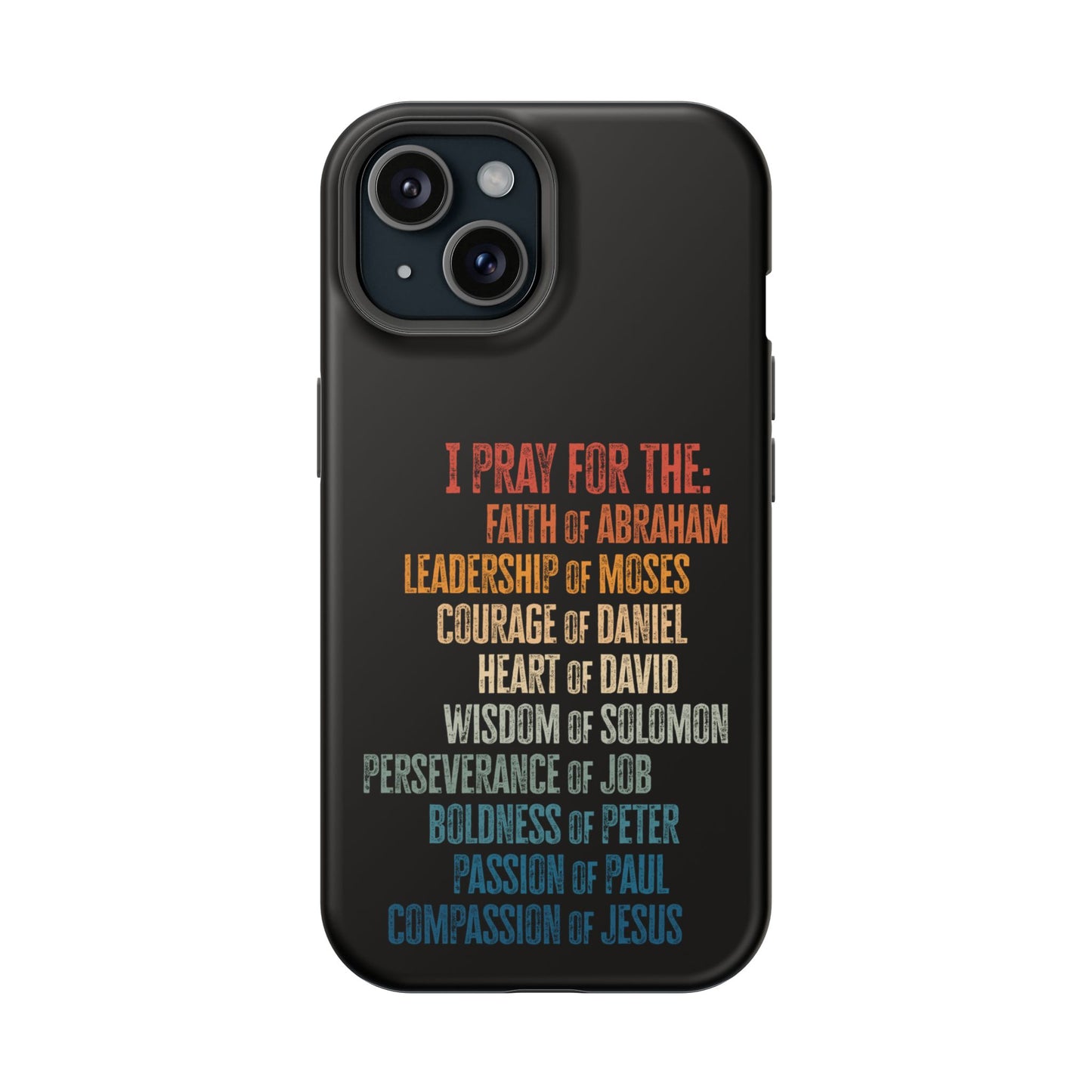 Men of Faith Christian MAGSAFE Phone Case | iPhone 16, 15, 14, 13 - Amazing Faith Designs