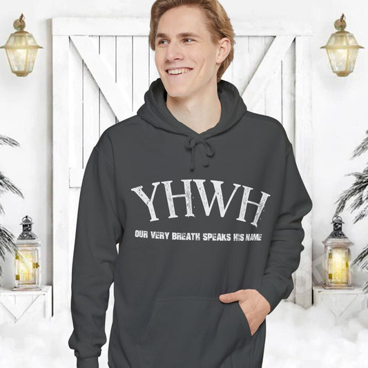 YHWH Name of God Christian Hoodie - Amazing Faith Designs