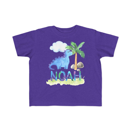 Dinosaur Personalized Name Toddler T-shirt 2T 3T 4T 5T |  2nd 3rd 4th 5th Birthday - Amazing Faith Designs
