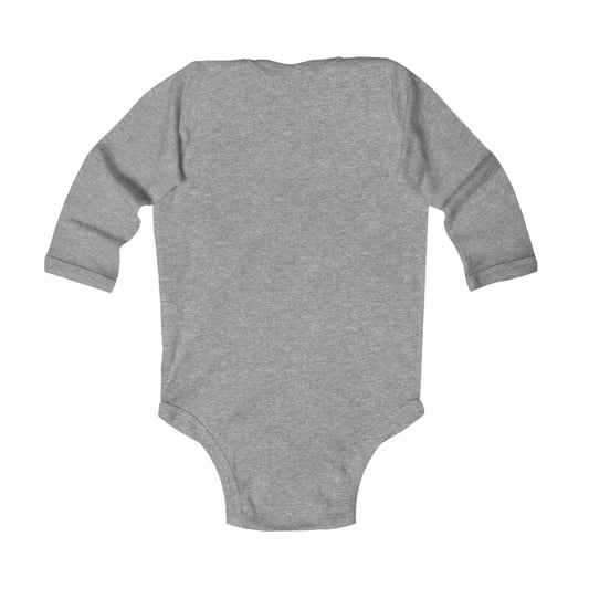 Monogram Tractor Infant Long Sleeve Bodysuit - Amazing Faith Designs