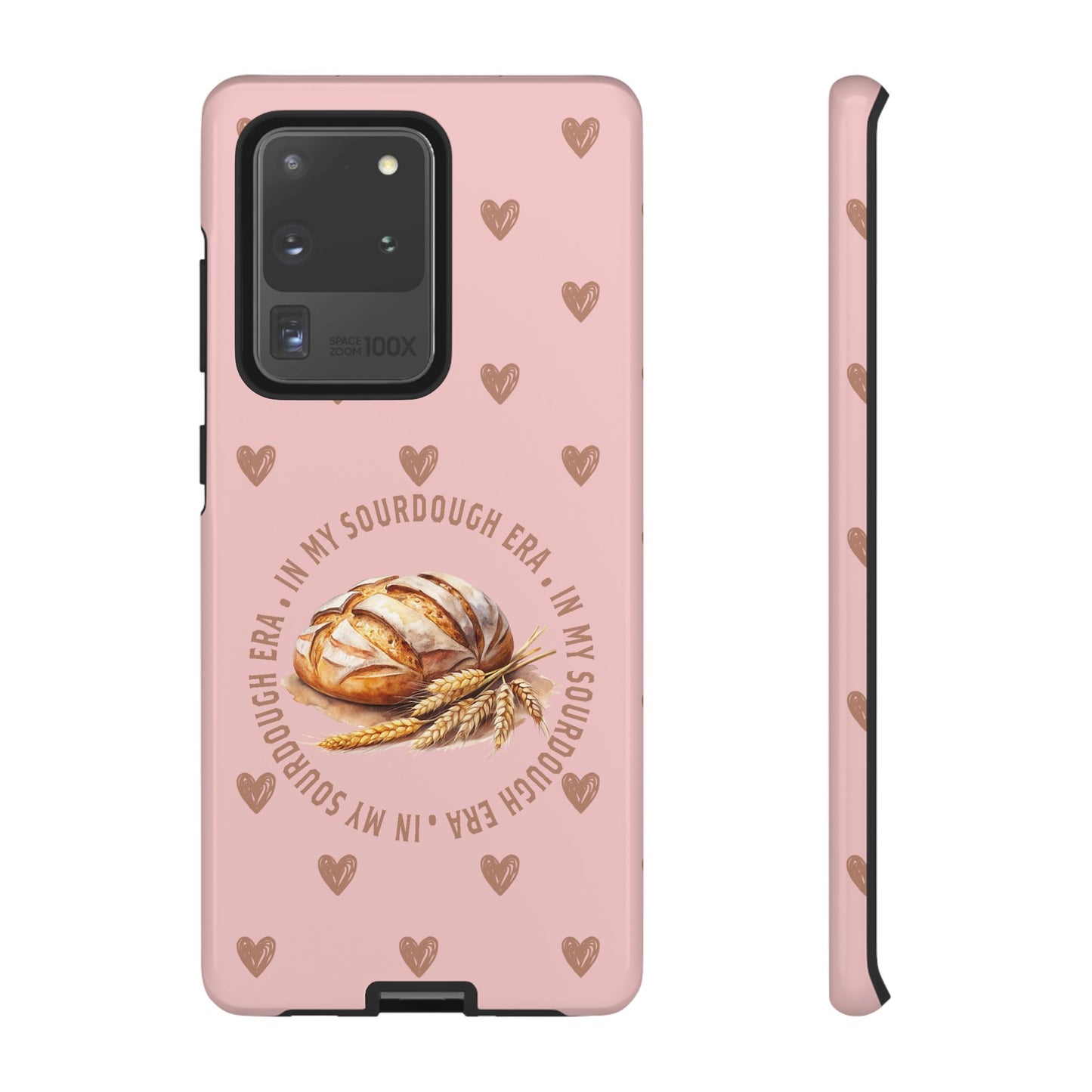 Samsung Galaxy 21 22 23 24 25 - Sourdough Era Hearts Phone Case - Amazing Faith Designs