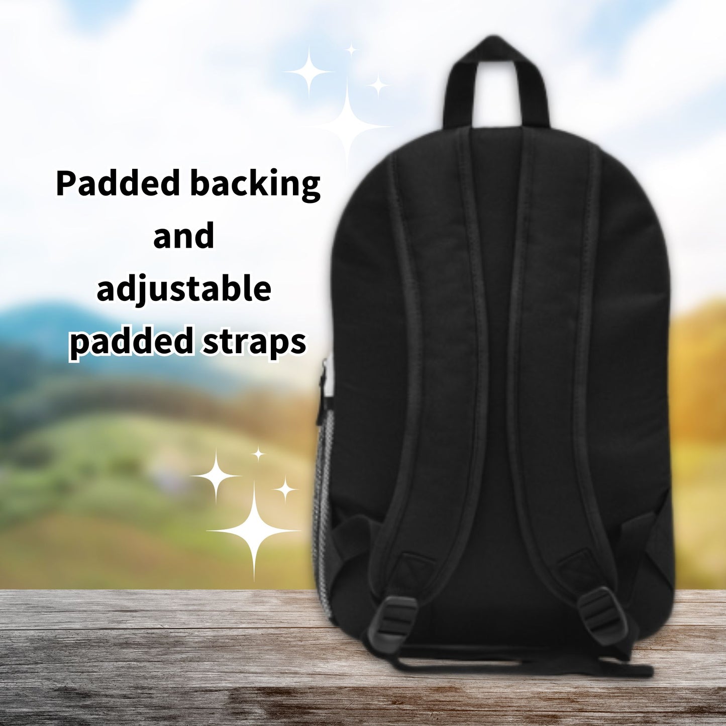 Rainbow Horse Pink Backpack for Kids