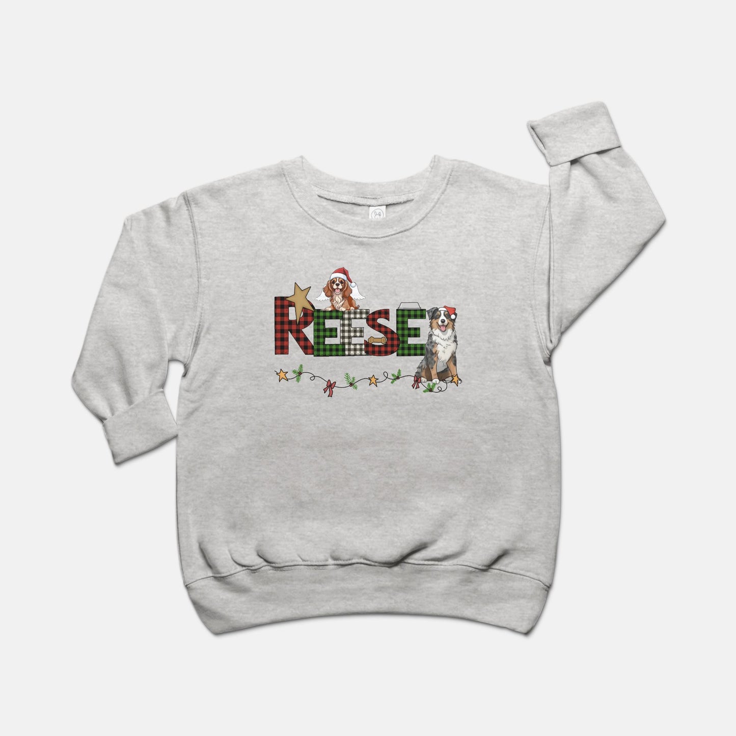 Christmas Dogs Toddler Sweatshirt - Amazing Faith Designs