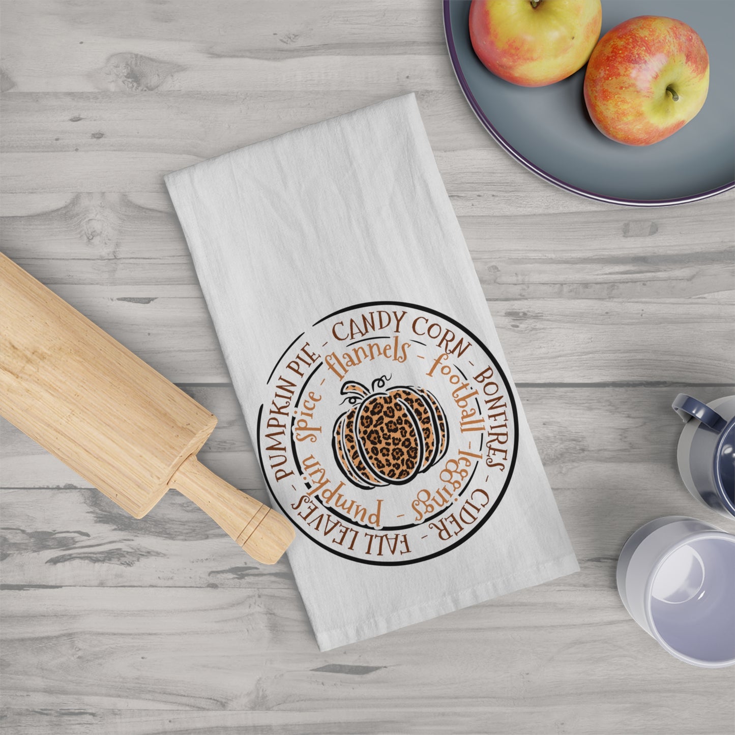 Pumpkin Tea Towel - Amazing Faith Designs