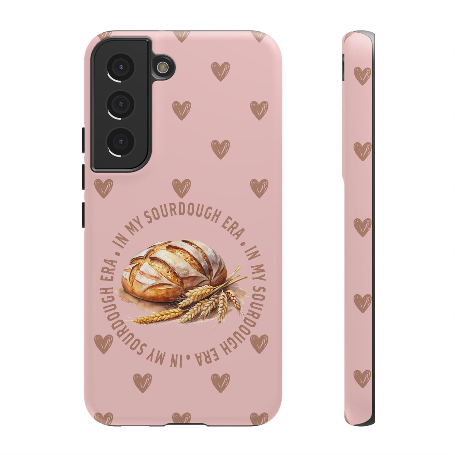 Samsung Galaxy 21 22 23 24 25 - Sourdough Era Hearts Phone Case - Amazing Faith Designs