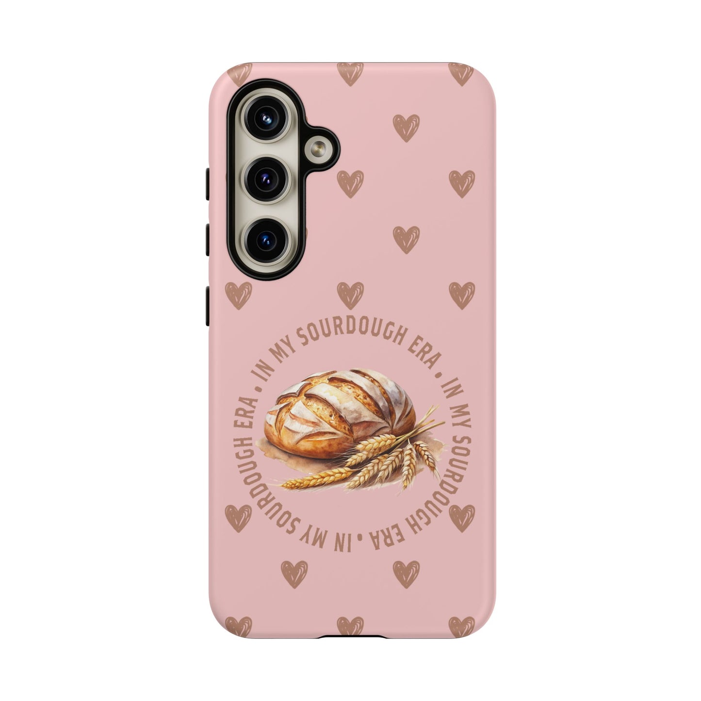 Samsung Galaxy 21 22 23 24 25 - Sourdough Era Hearts Phone Case - Amazing Faith Designs