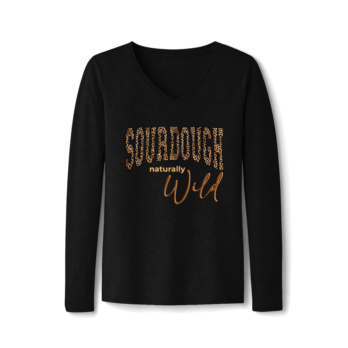 Sourdough Naturally Wild V-Neck Long Sleeve Tee