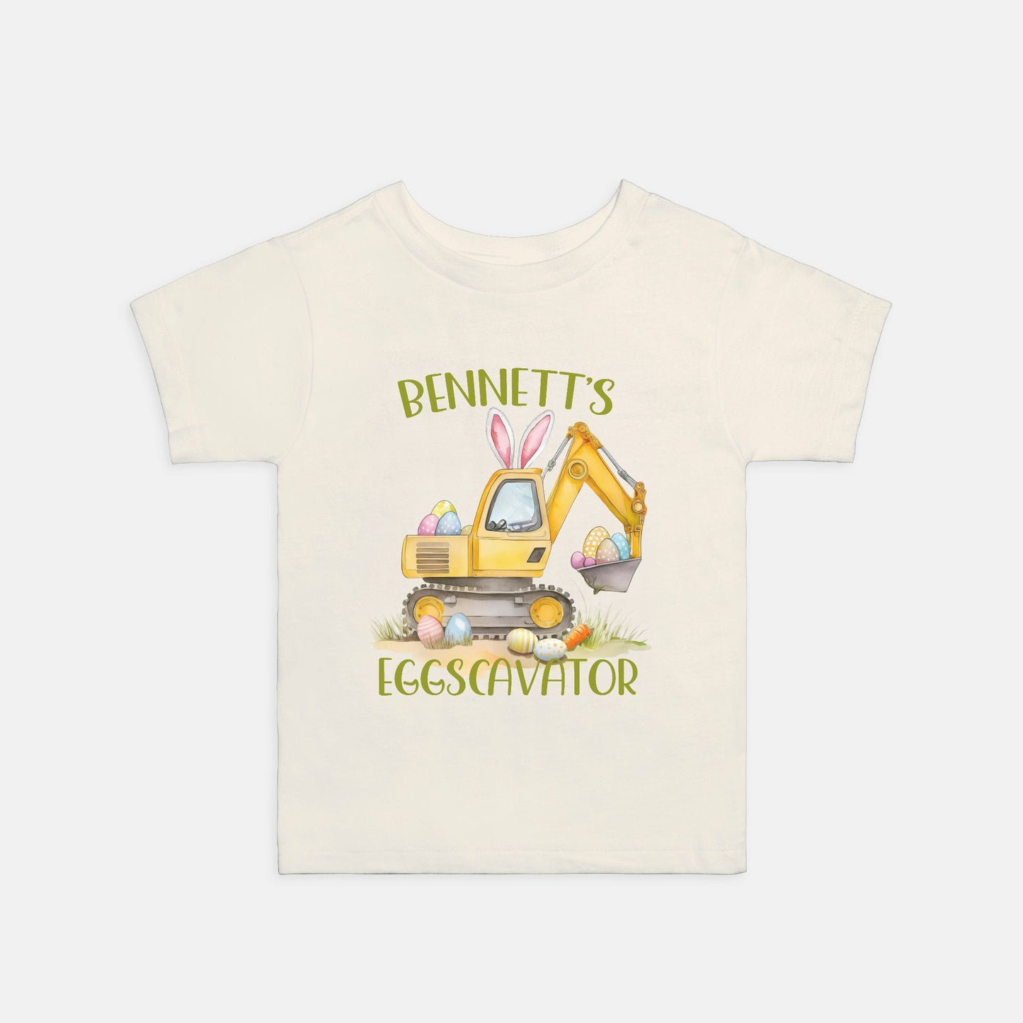 Eggscavator Easter Toddler Shirt - Amazing Faith Designs